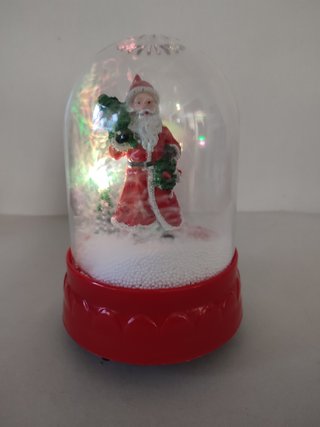 Bola Nieve Papa Noel Música Luz Movimiento