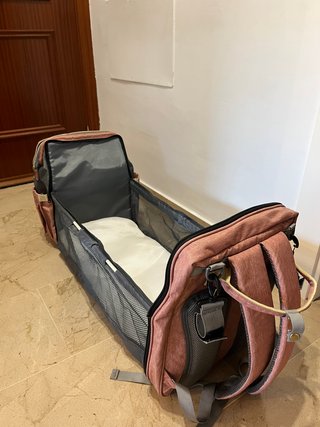 Mochila Pañalera Multifunción Rosa