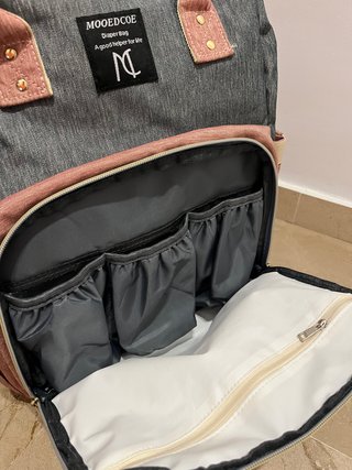 Mochila Pañalera Multifunción Rosa