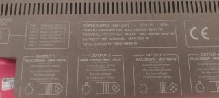 Dimmer Electron E 1550 DC 6 Canales