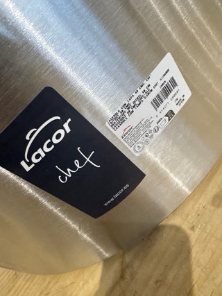 Cacerola aluminio 60 cm Lacor Chef