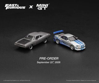 !!PREORDER!! Mini GT F&F