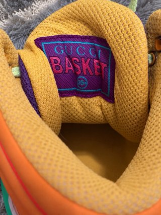 Sneakers Gucci Basket Alta in Demetra
