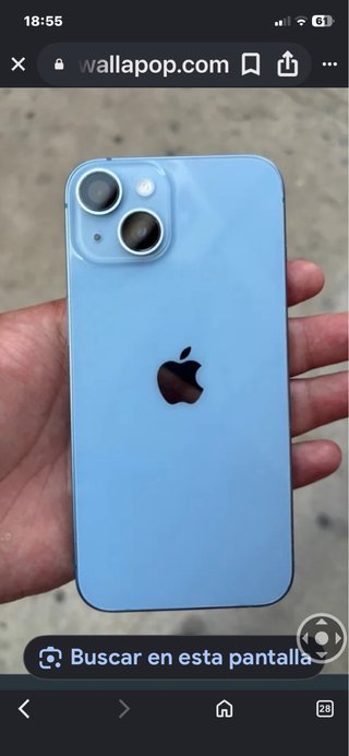 iPhone 14 Azul 256GB negociable