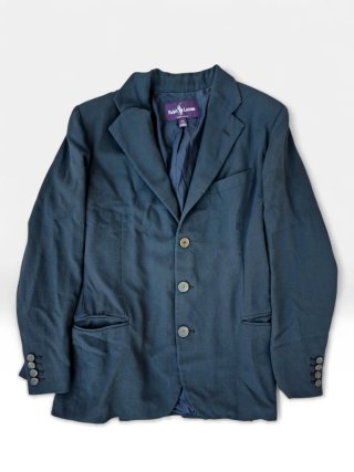 Giacca Ralph Lauren Lana Blu Donna Tg 8