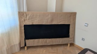 Cabecero de Arpillera para Cama 150cm