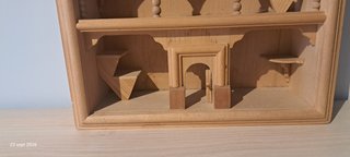 Casita de Muñecas de Madera Artesanal