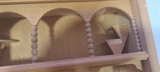 Casita de Muñecas de Madera Artesanal