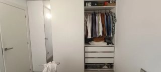 Armario IKEA 275cmx235cm de 3 módulos con puertas