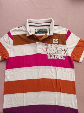 Polo Desigual Talla S Rayas
