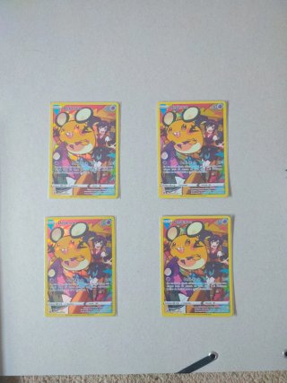 4 Cartas Pokémon Dedenne (BRS TG07)