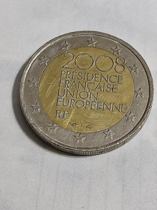 Moneta 2 Euro 2008 Francia Commemorativa