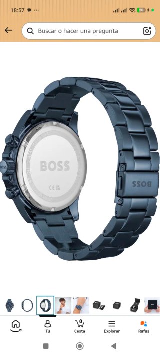 Reloj BOSS Cronógrafo Negro Edición Hero