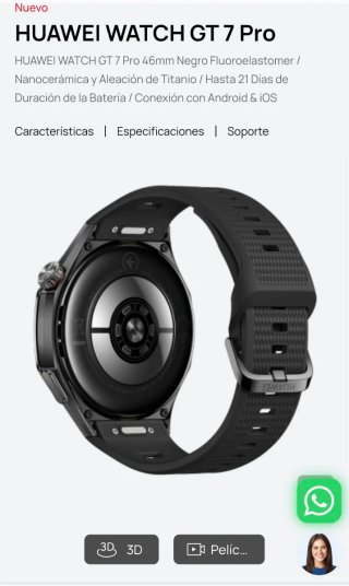 Huawei WATCH GT 7 Pro 46mm - NUEVO Y PRECINTADO