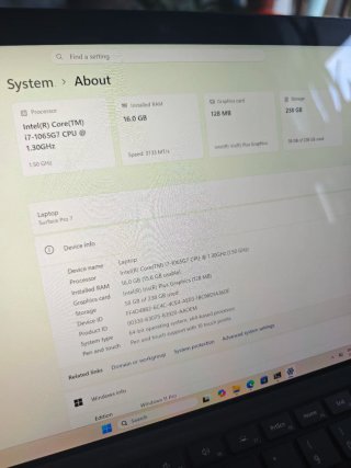 Microsoft Surface Pro 7 i7