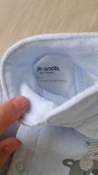 Pijama de Invierno Prenatal Bebé 1-3 Meses