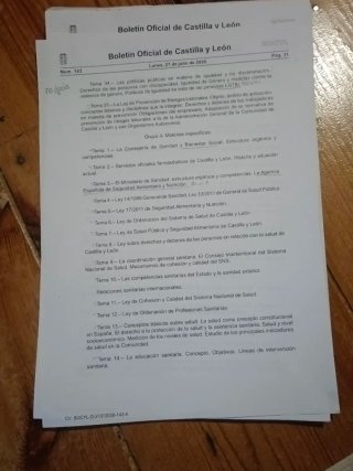 Temario oposición inspección farmacia/farmacéutico