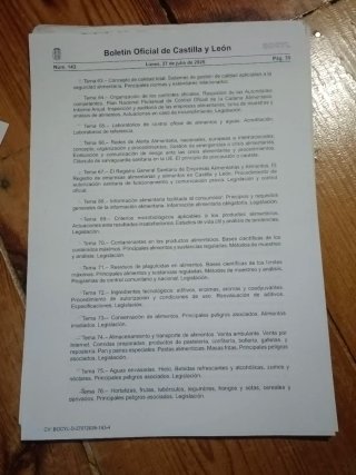 Temario oposición inspección farmacia/farmacéutico
