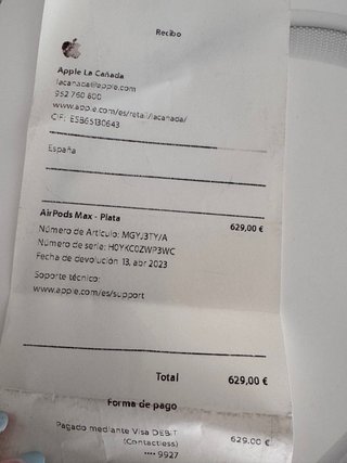 Apple AirPods Max Argento
