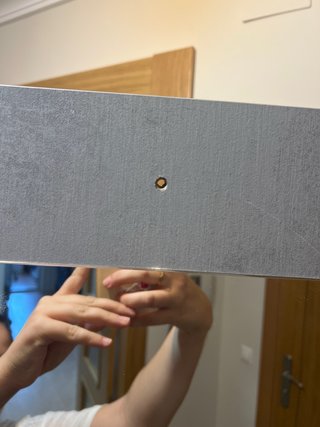 Entradita con Espejo Gris y Blanco
