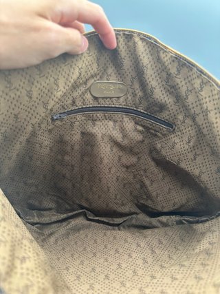 Borsa Yves Saint Laurent Vintage Beige/Marrone