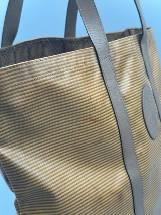 Borsa Yves Saint Laurent Vintage Beige/Marrone