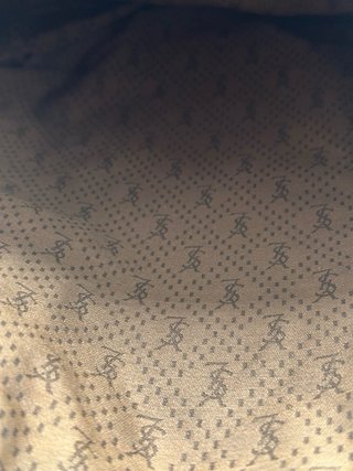 Borsa Yves Saint Laurent Vintage Beige/Marrone
