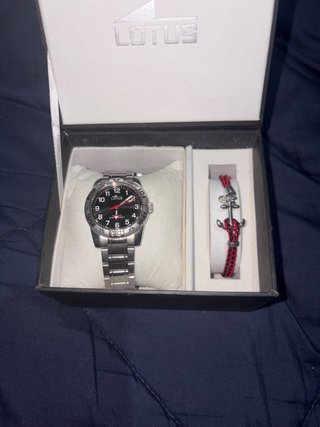 Lotus Reloj y Pulsera Ancla