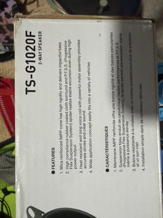 Altavoces Pioneer TS-G1020F