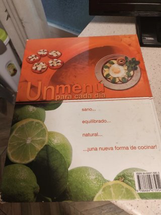 Libro cocina un menú para cada día