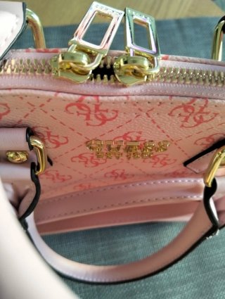 Bolso Tote Monogram Guess Rosa