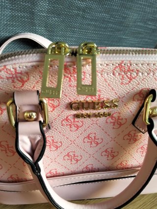 Bolso Tote Monogram Guess Rosa