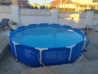 Piscina desmontable con depuradora