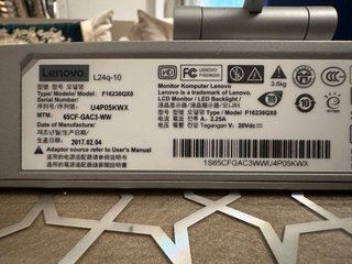 Monitor Lenovo 24 pulgadas
