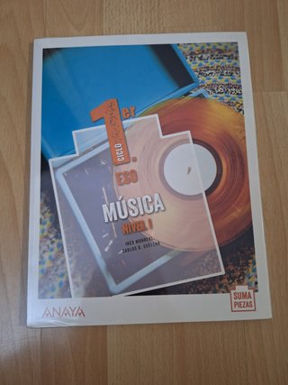 Libro Música 1º ESO Anaya