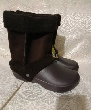 Botas de lluvia mujer marrones