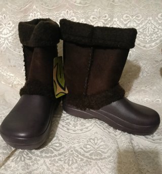 Botas de lluvia mujer marrones