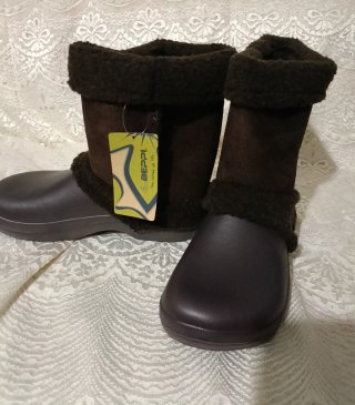 Botas de lluvia mujer marrones
