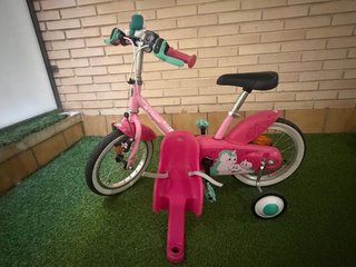 Bicicleta infantil rosa Btwin