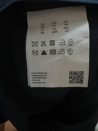 Pantalón de vestir HUGO BOSS azul marino