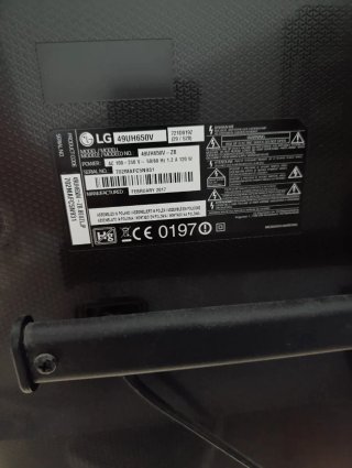 Televisión LG 4K. 50 pulgadas.