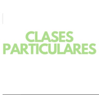 Clases particulares: ingles y ciencias