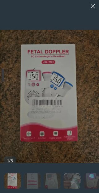 Doppler Fetal para Escuchar Latidos bebe