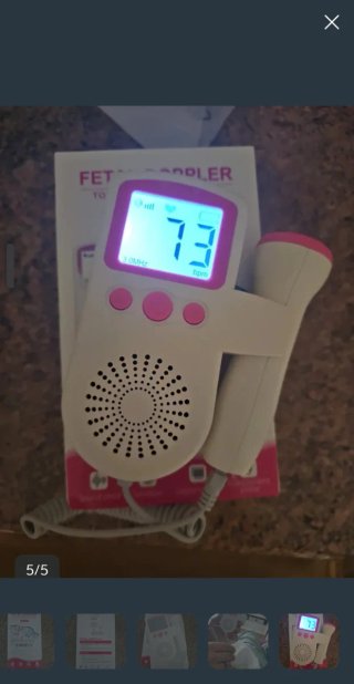 Doppler Fetal para Escuchar Latidos bebe