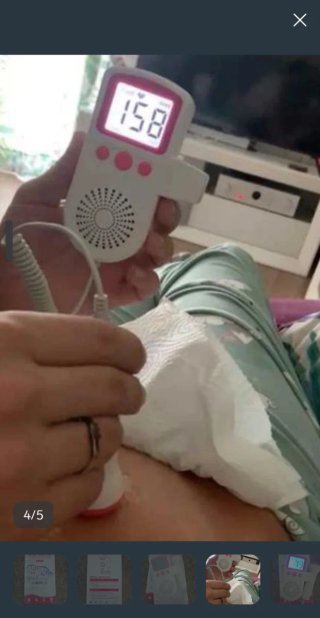 Doppler Fetal para Escuchar Latidos bebe