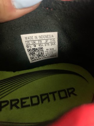 Zapatillas de Fútbol Adidas Predator Rojas