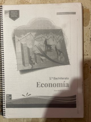 economía primer bachillerato