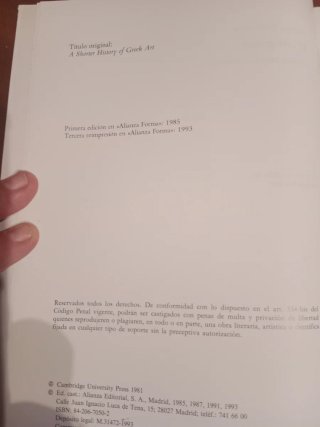 El arte griego introducción a su historia
