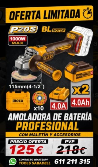 Venta de herramientas en promoción