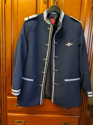 Traje de Comunión Azul y Blanco